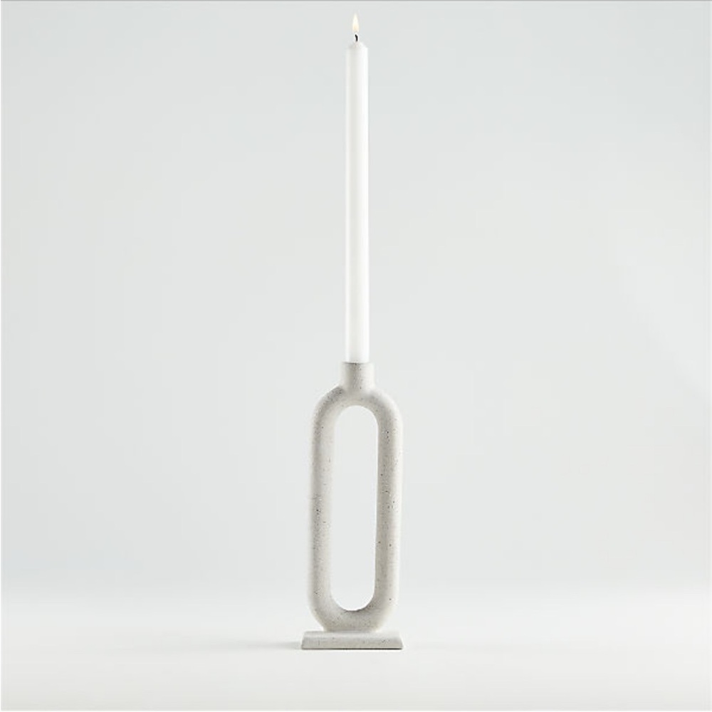 Crate&Barrel Lorin Medium Taper Candle Holder